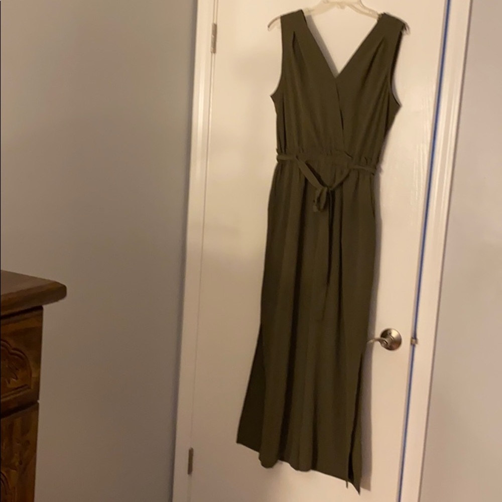 Forest green Romper